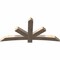 Ekena Millwork Alberta Smooth Timber Gable Bracket, Douglas Fir, 72"W x 36"H x 3 1/2"D x 5 1/2"F, 12/12 Pitch GBW072X36X0406ALB00SDF - alternate 5
